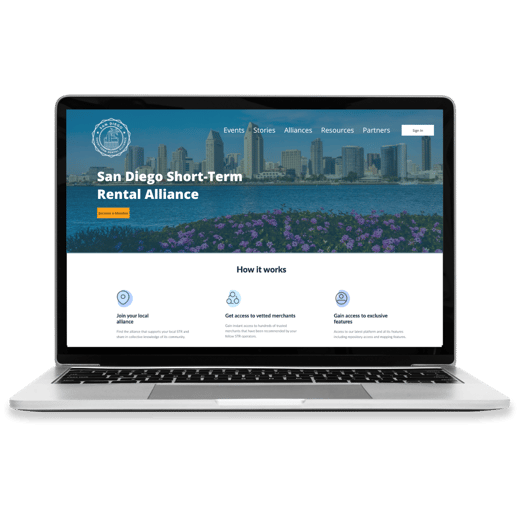 san diego short-term rental alliance membership portal